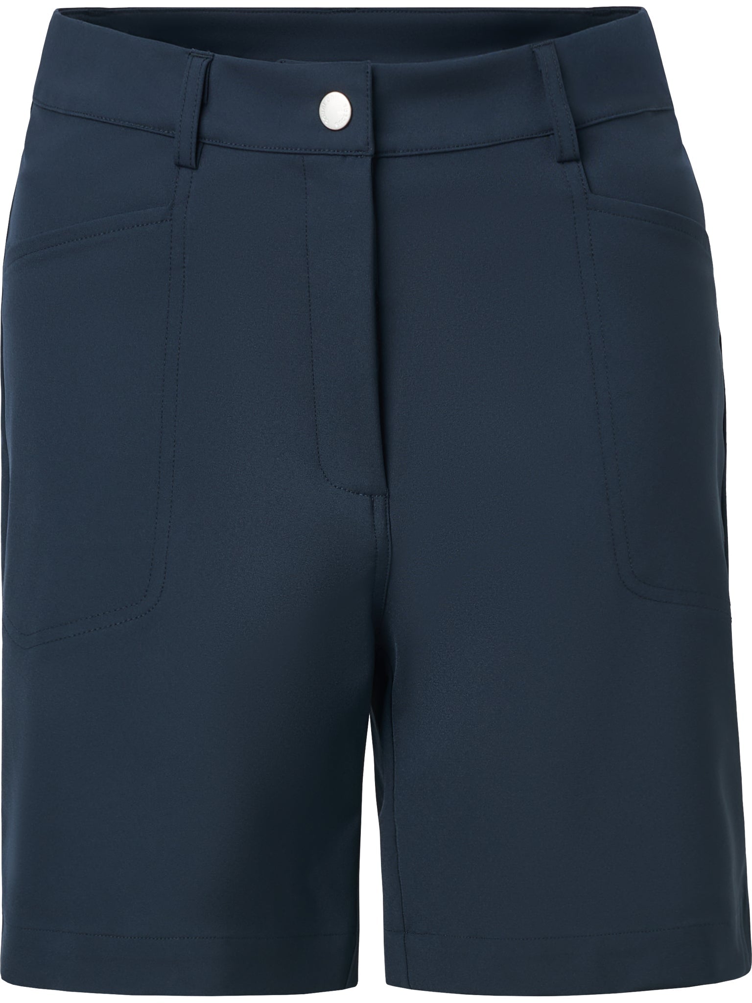 Abacus Abacus Elite Shorts Golf Dam White/Black i marinblått, produktbild