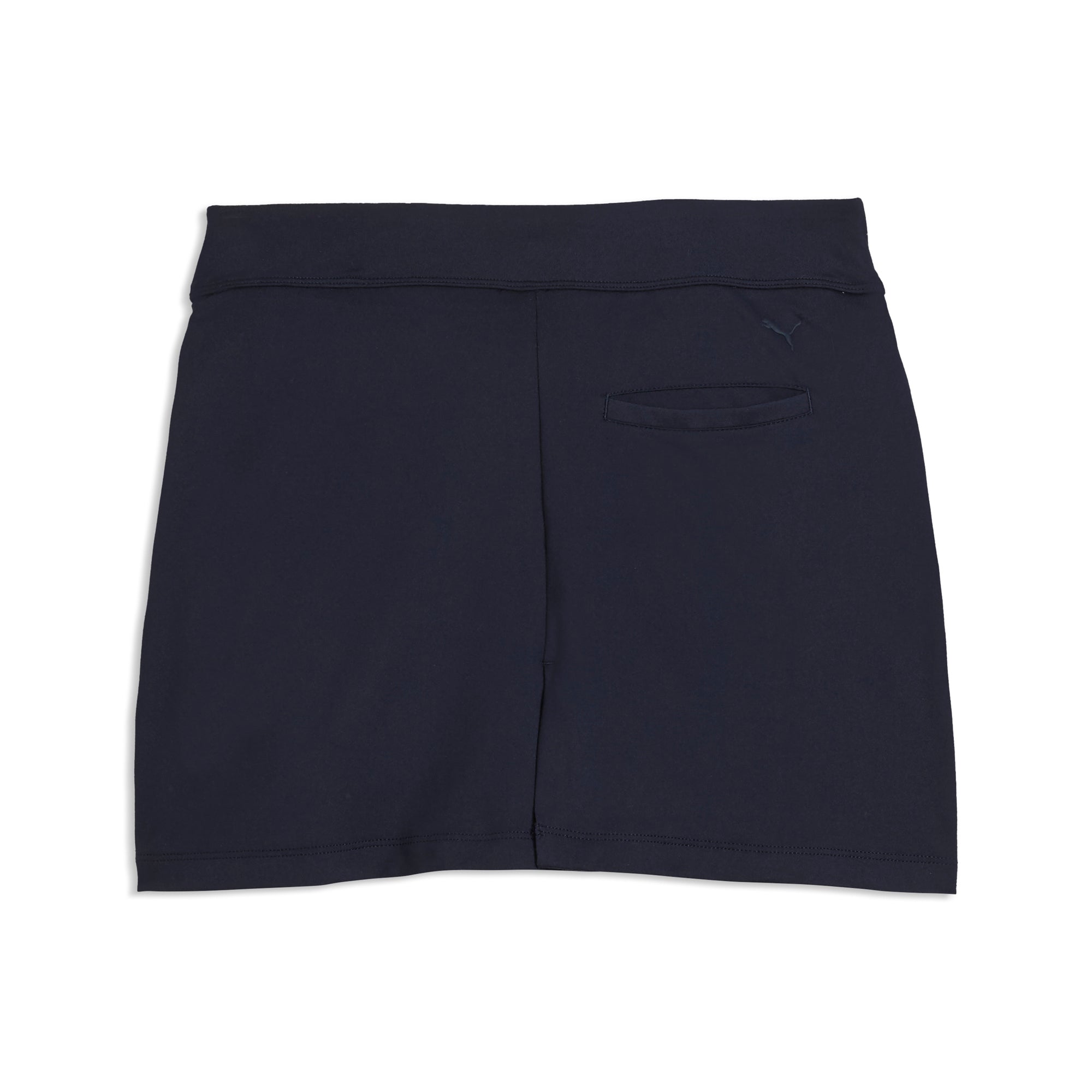 Puma Junior Golfkjol flicka i Deep Navy, bakifrån