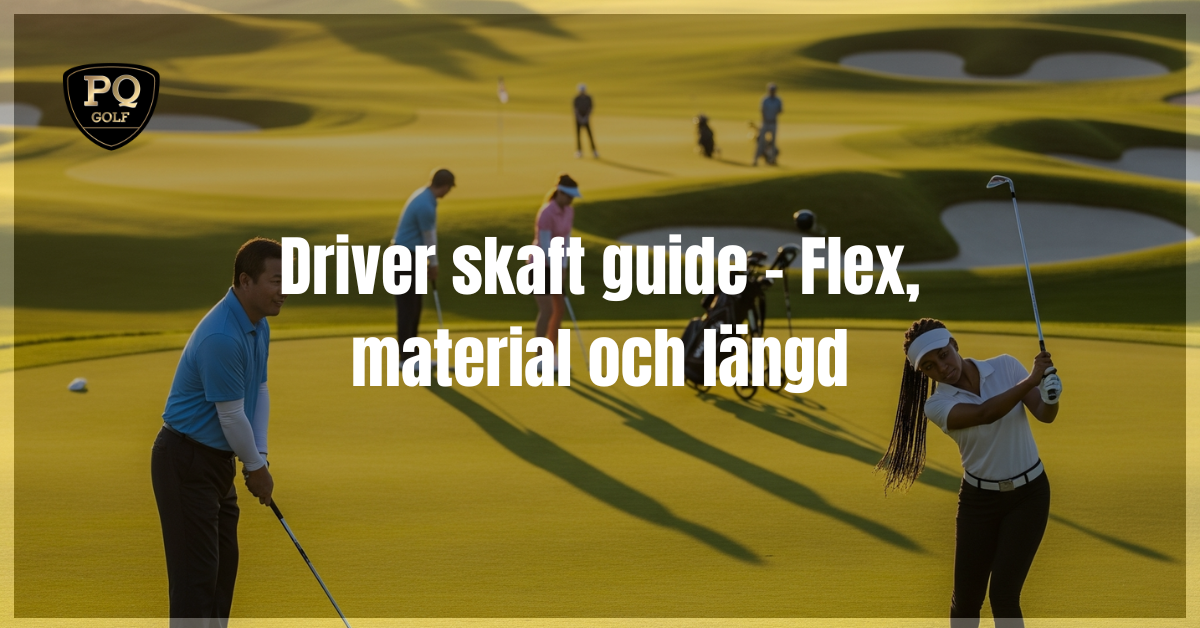 Driver skaft guide - Flex, material och längd