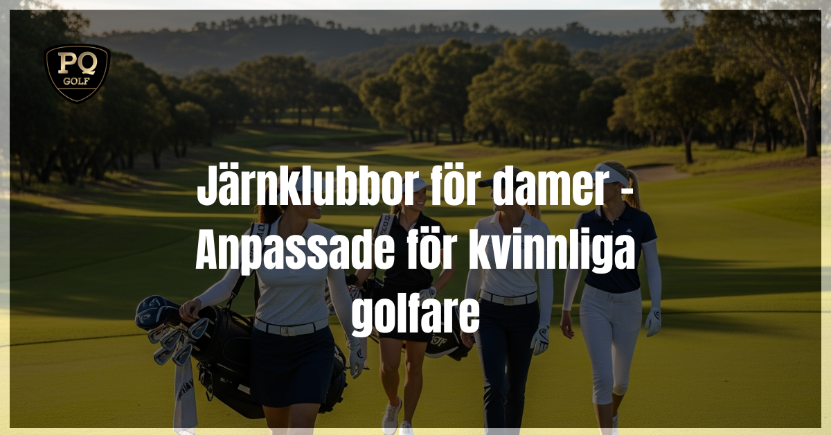 Järnklubbor för damer - Anpassade för kvinnliga golfare
