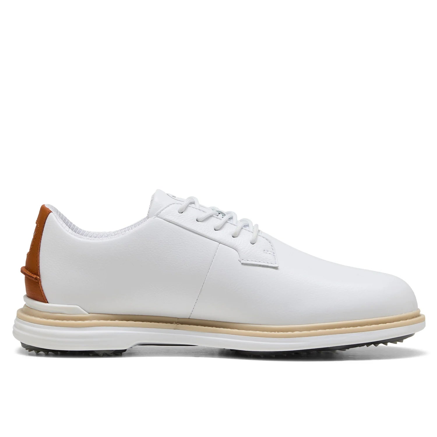 ROYALE White/Leather Brown