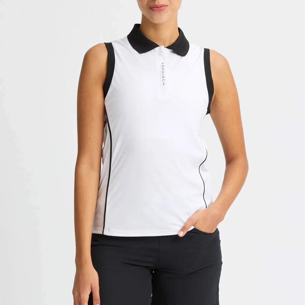 Ultra Viola UV Sleeveless White