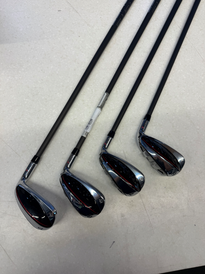 Cobra T-rail HALVSET! Järn 6, 7, 8, PW LITE-skaft RH - Demoklubba