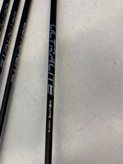 Cobra T-rail HALVSET! Järn 6, 7, 8, PW LITE-skaft RH - Demoklubba