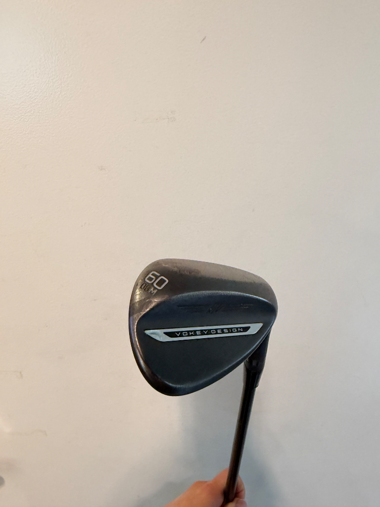 Titleist Vokey SM11 BLACK 60* 08M Stiff (LAGOLF Upcharge skaft) Rh - Demoklubba