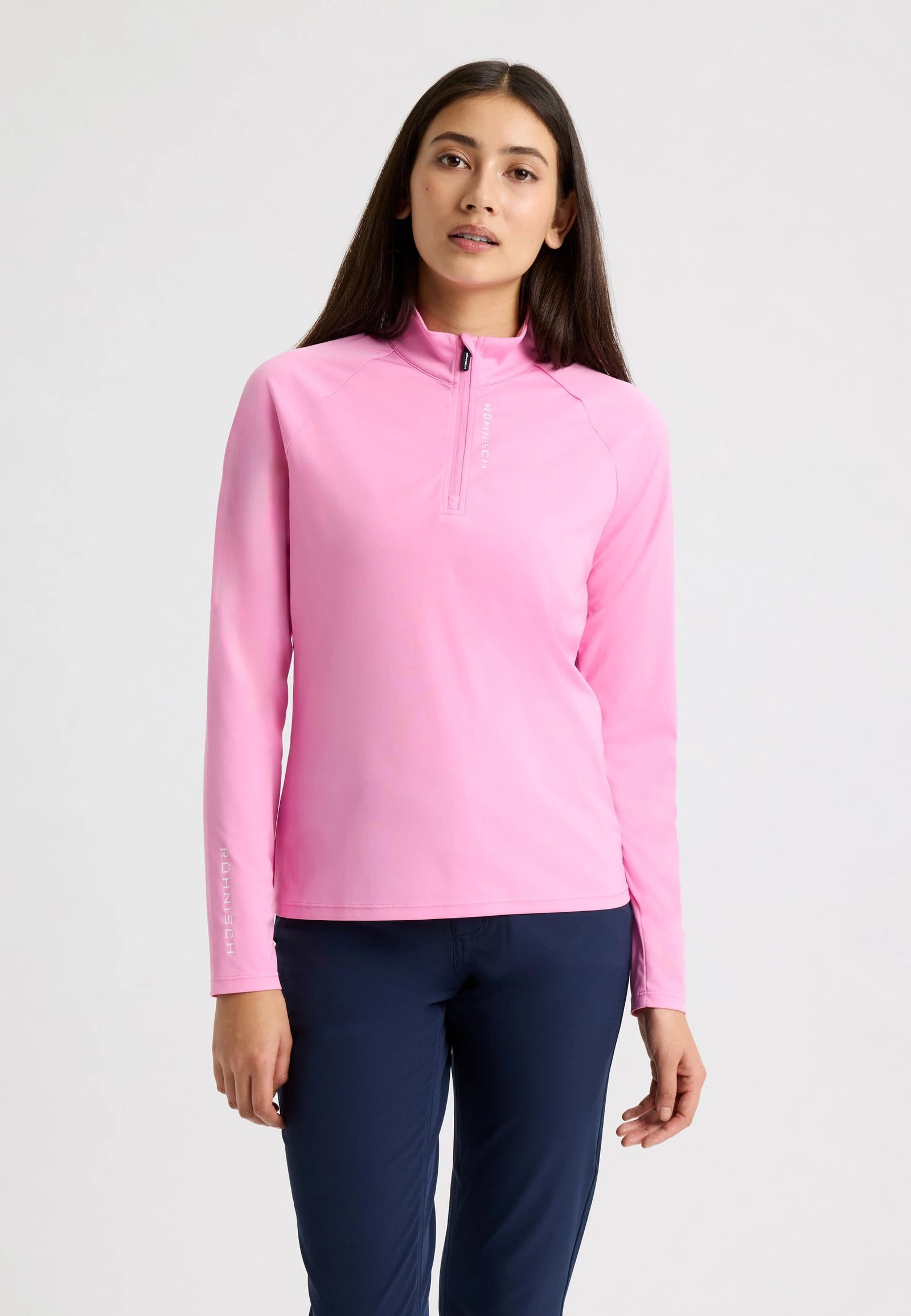 Addy Long Sleeve Fuchsia Pink