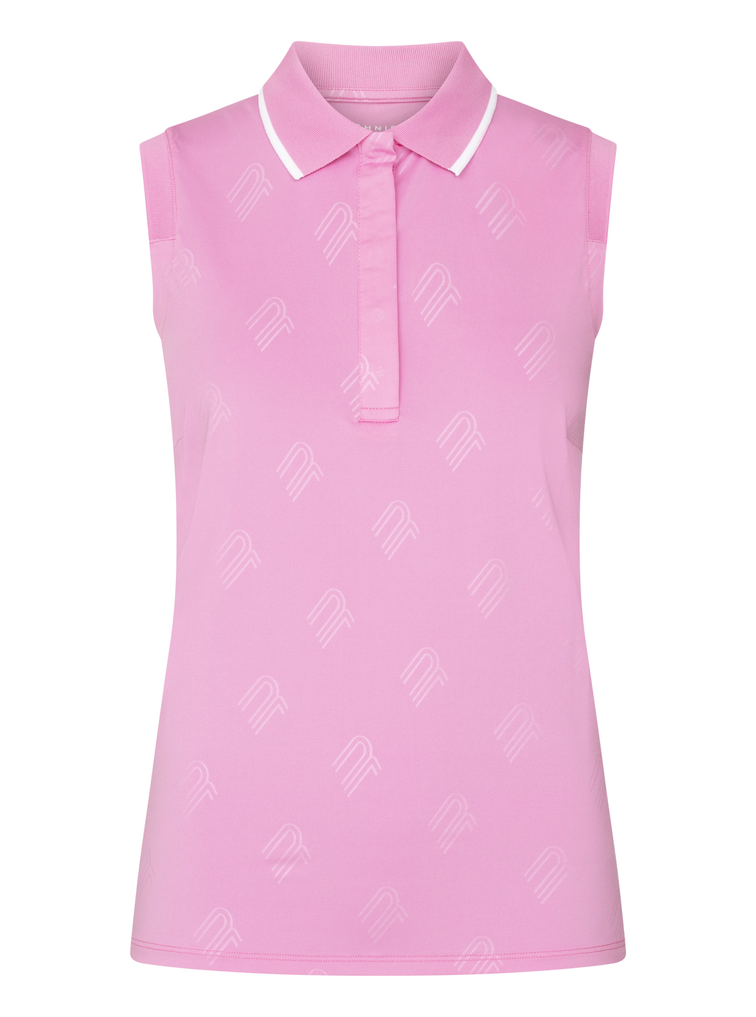 Deni Sleeveless Poloshirt Fuchsia Pink