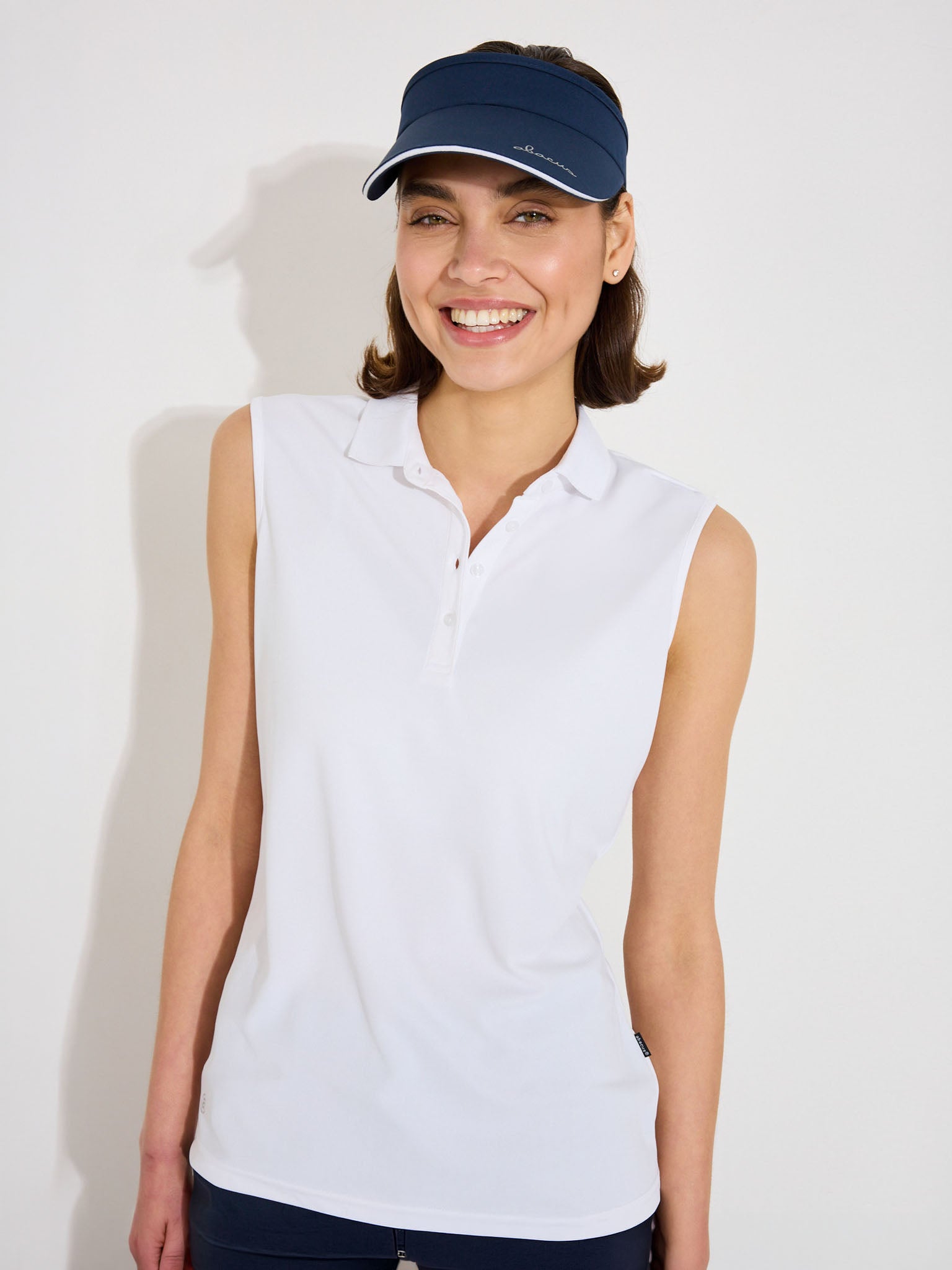 Abacus Lds Cray drycool sleeveless i vitt, produktbild