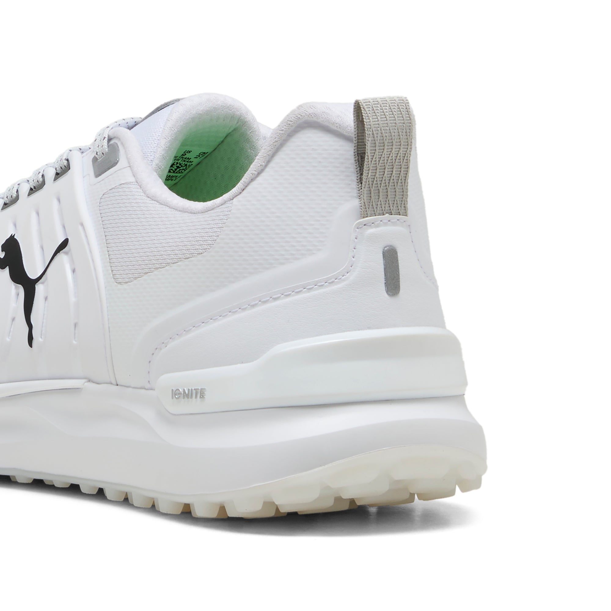 Puma Ignite Elevate 2 golfsko herr White/Black, sedd bakifrån