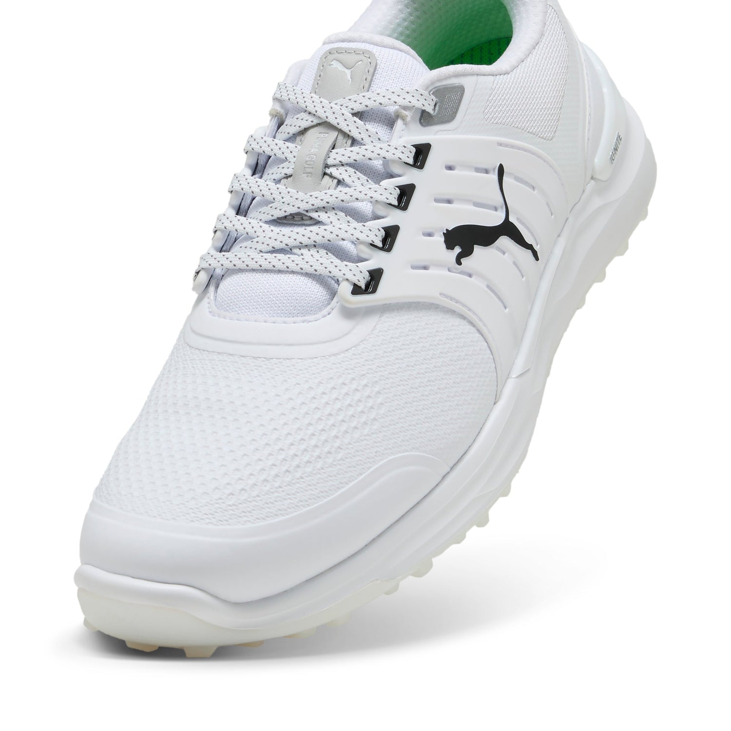 Puma Ignite Elevate 2 golfsko herr White/Black, detaljvy av ovandelen