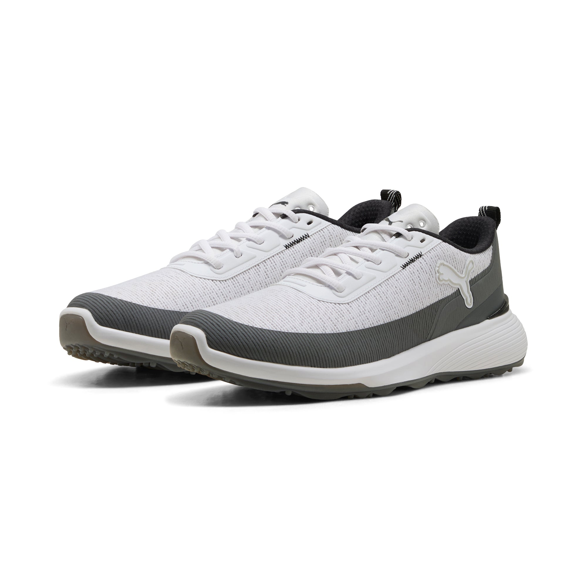 Puma Gruve Sport golfsko herr i Puma White/Ash Gray