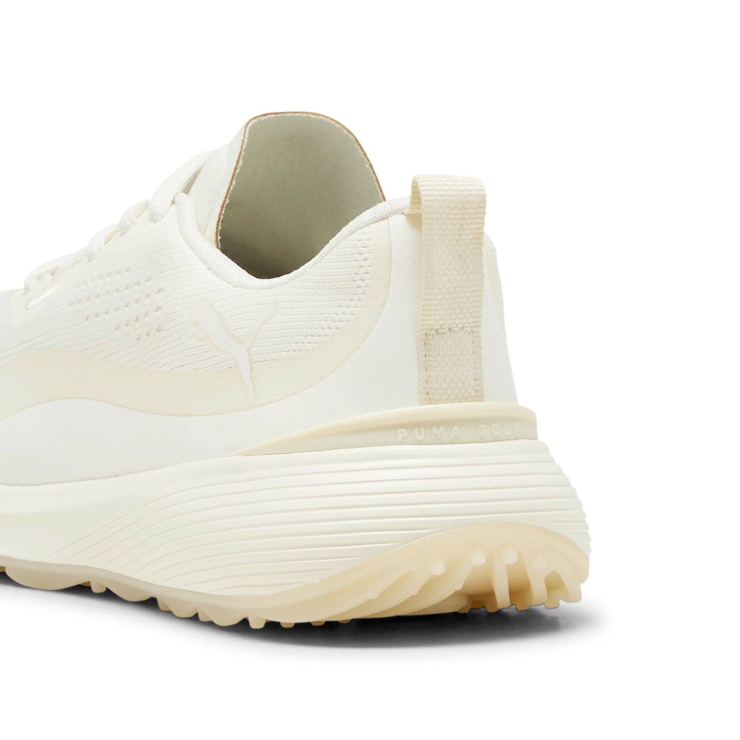 Puma Gruve Sport golfsko dam i Warm White/Alpine Snow, sedd bakifrån