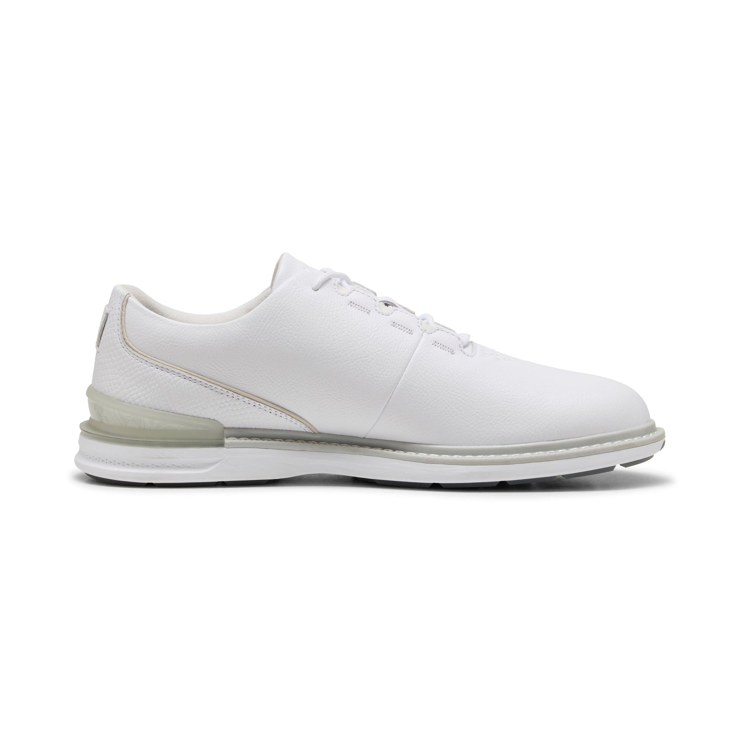 Puma Avant 2.0 golfsko herr White/Ash Gray/Slate Sky, profil av skon