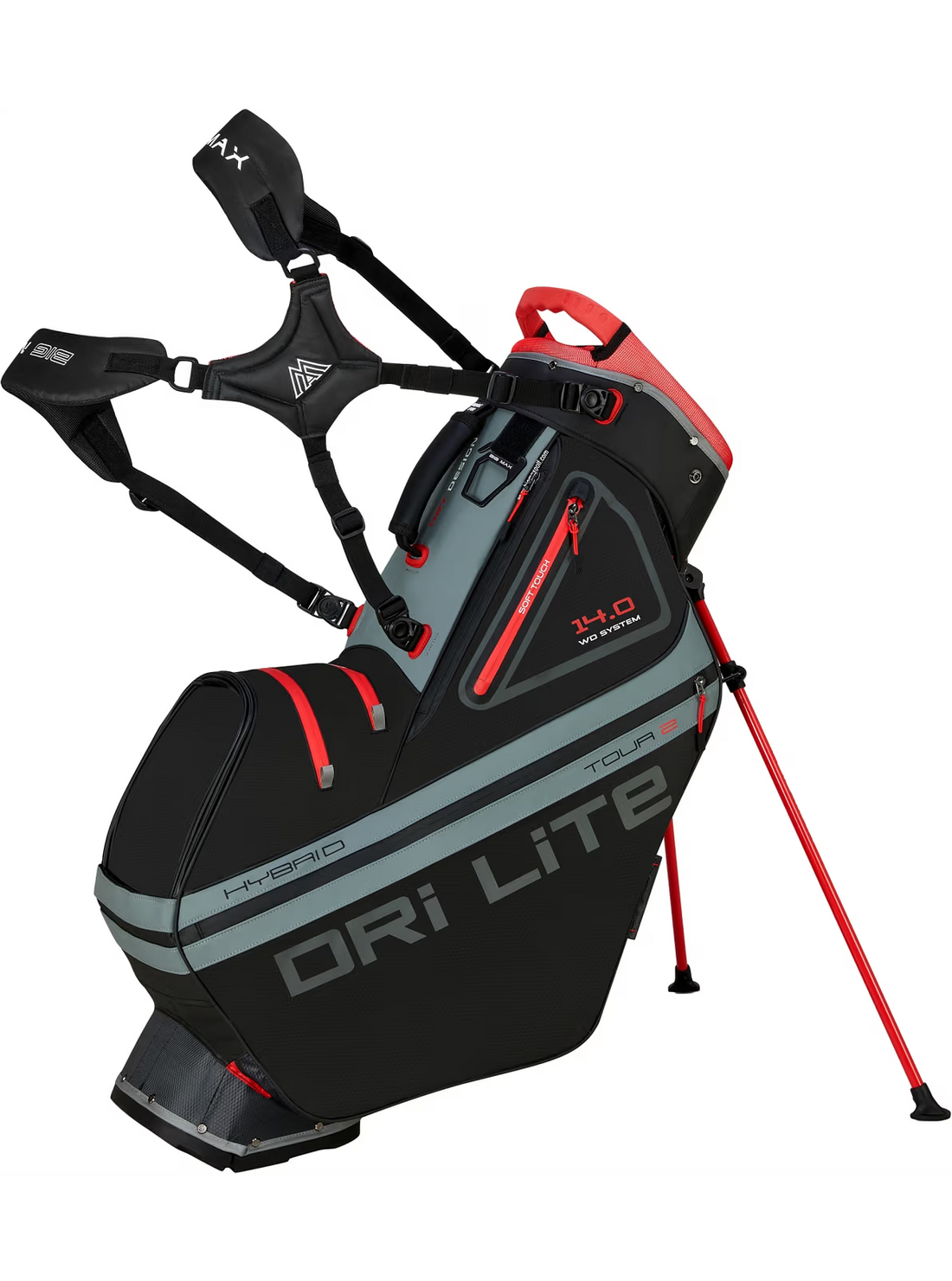 BIG MAX Dri Lite Hybrid Tour 2 (svart/grå/röd)