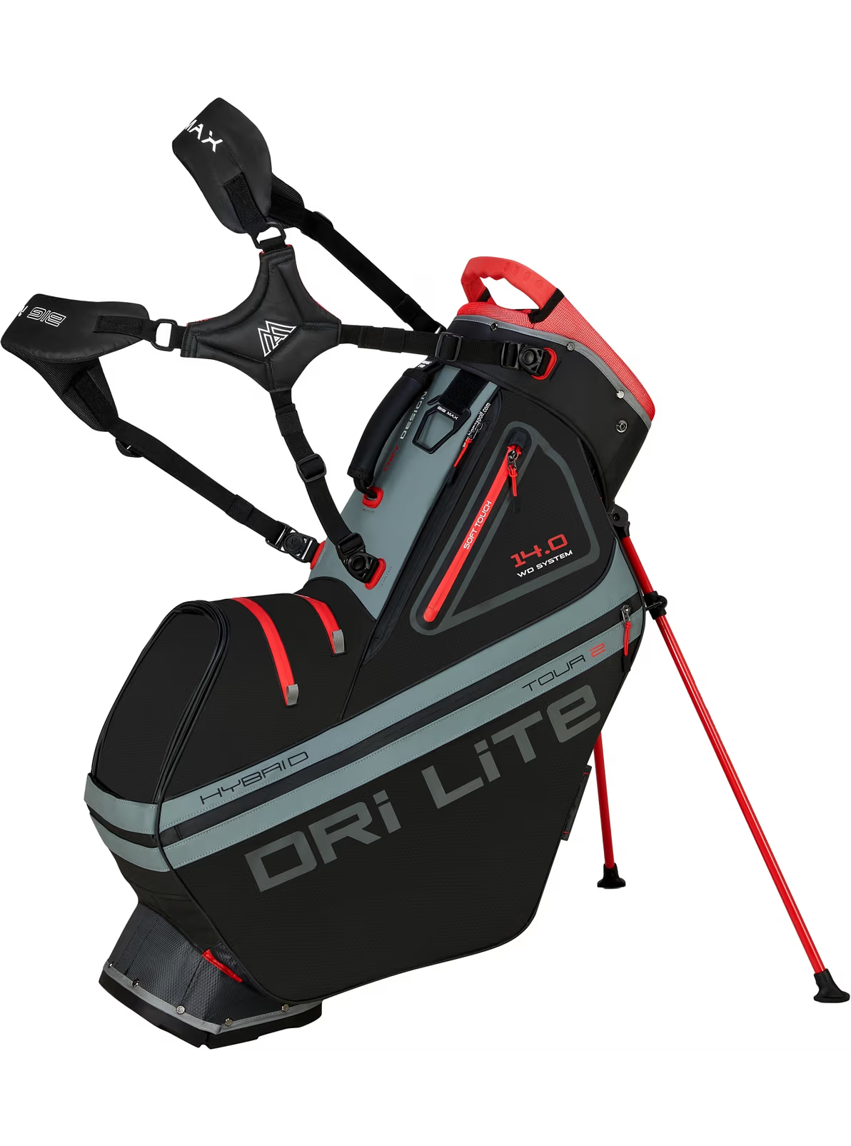 BIG MAX Dri Lite Hybrid Tour 2 (svart/grå/röd)