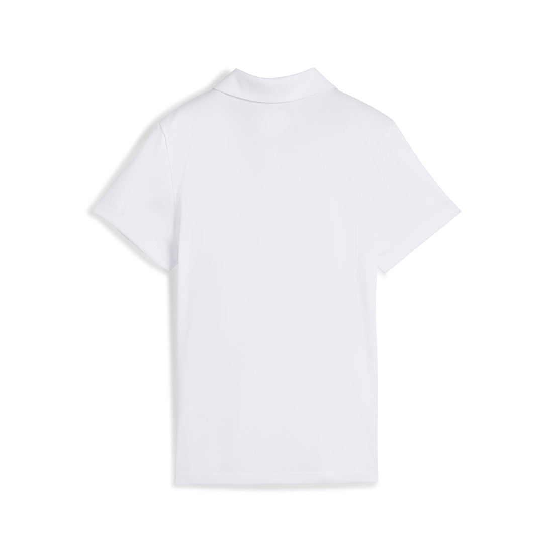 Puma Pure Golfpolo flicka i White Glow, bakifrån
