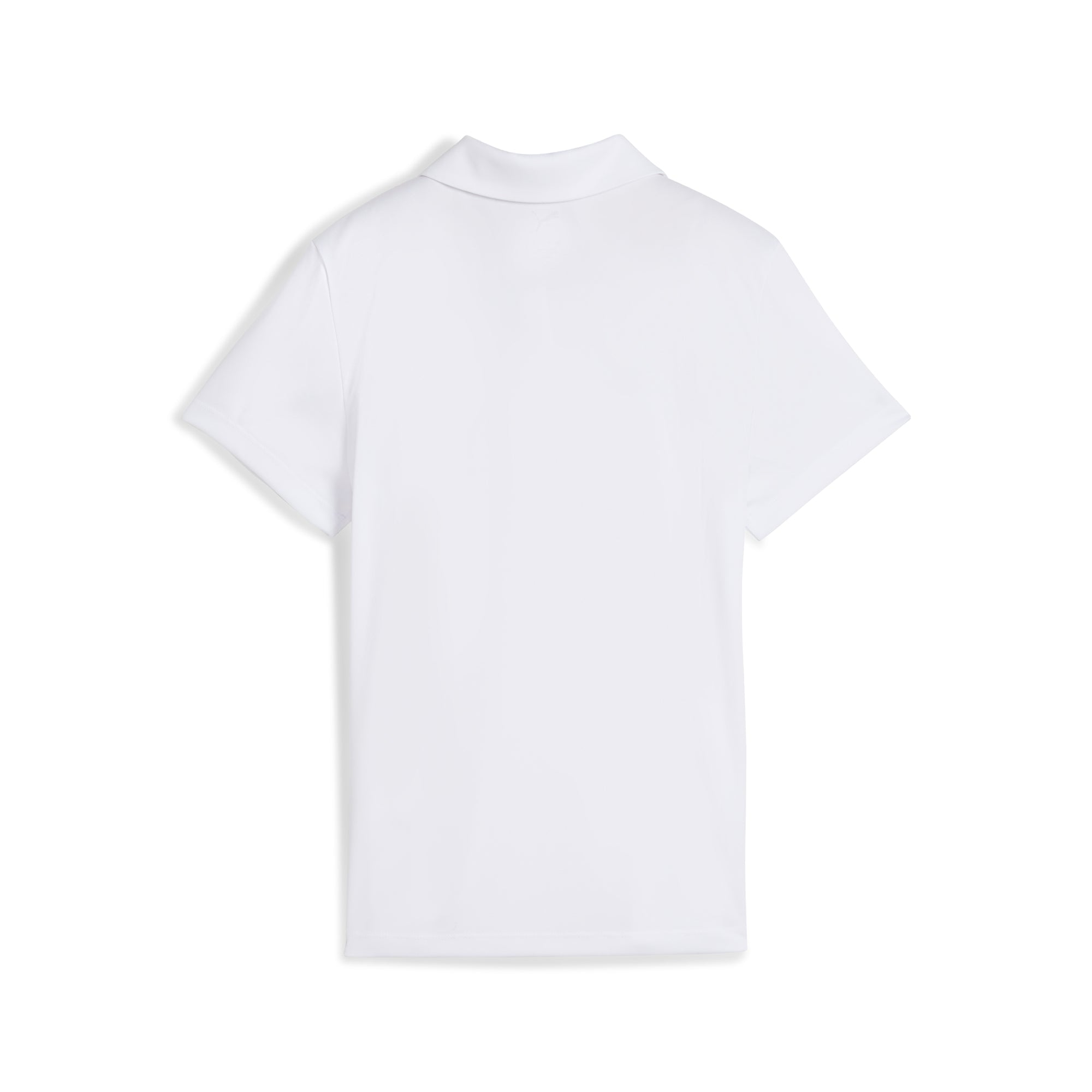 Puma Pure Golfpolo flicka i White Glow, bakifrån