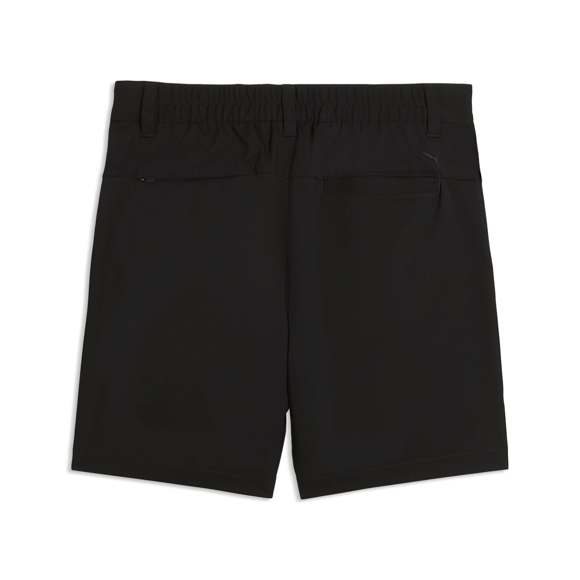 Puma Junior Golfshorts pojke i Puma Black, bakifrån