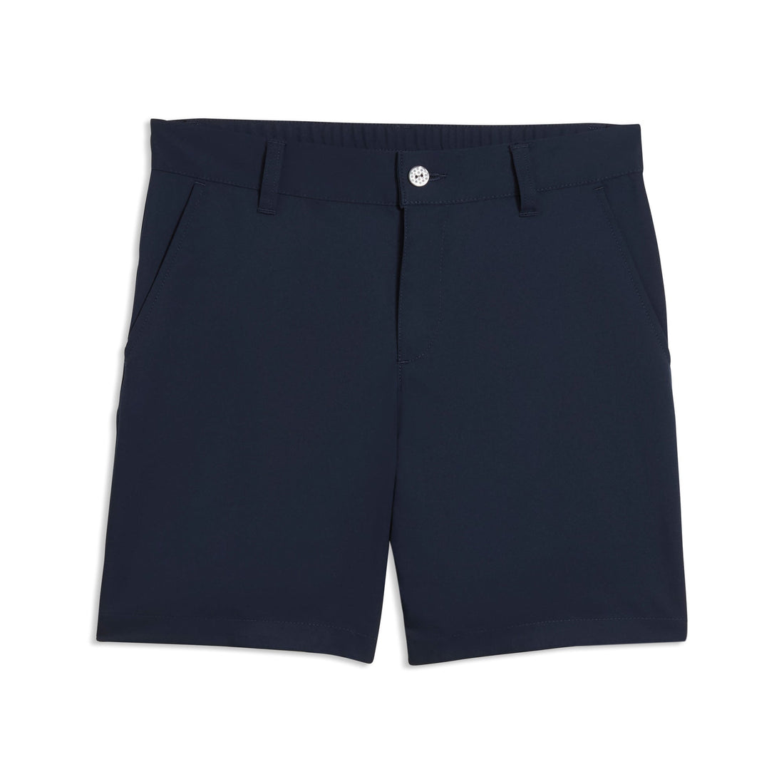 Puma Junior Golfshorts pojke i Deep Navy, framifrån