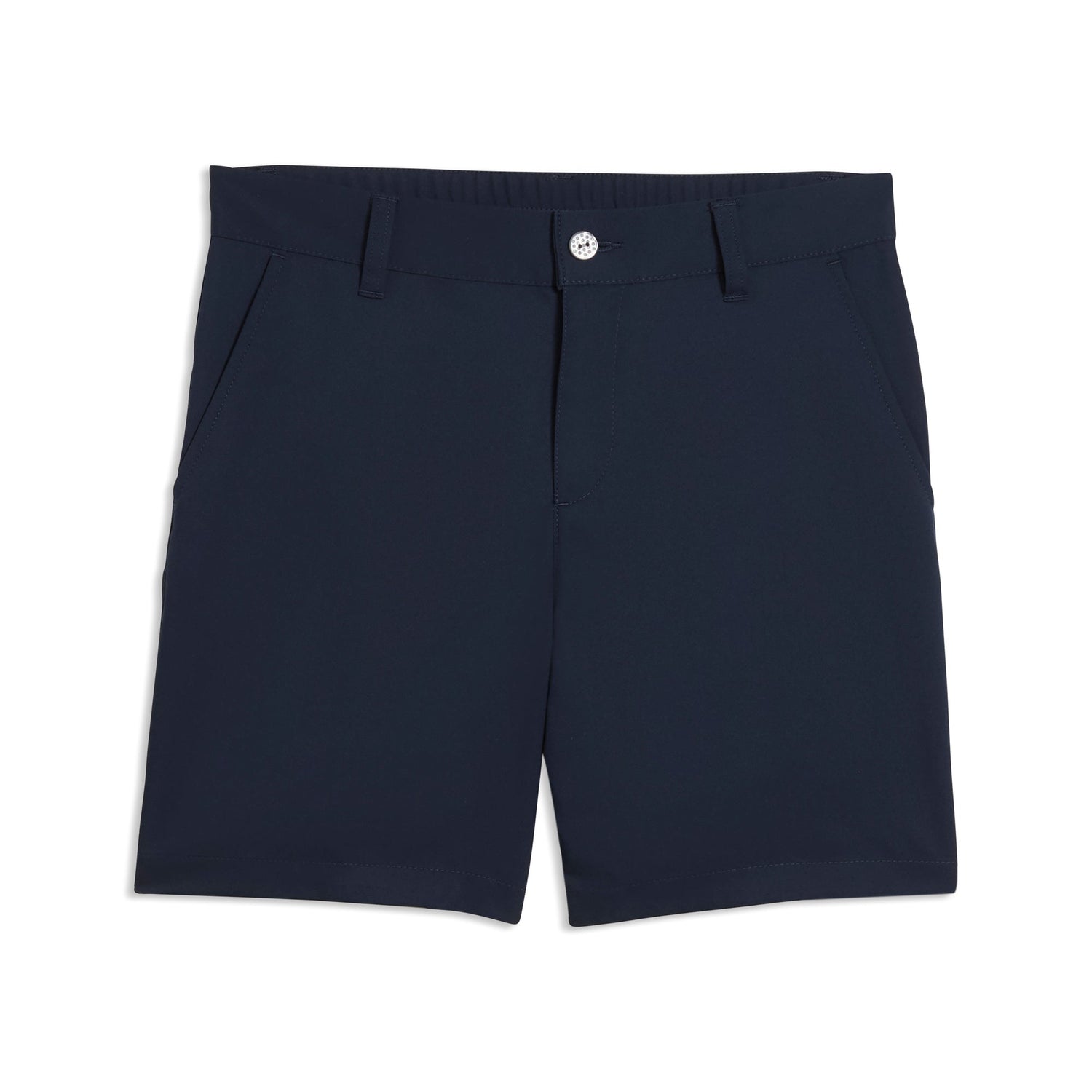 Puma Junior Golfshorts pojke i Deep Navy, framifrån