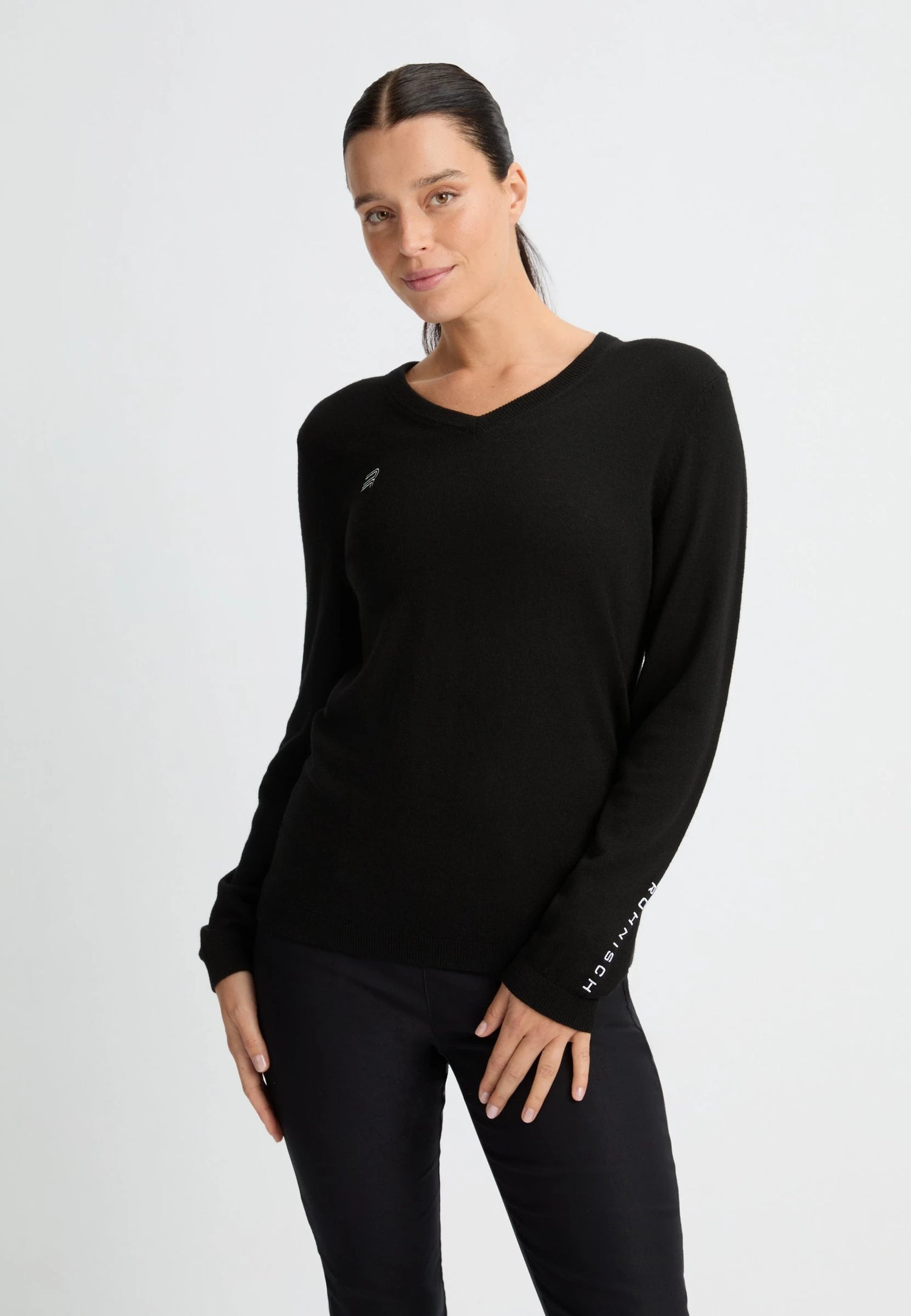 Adela Knitted Sweater Black