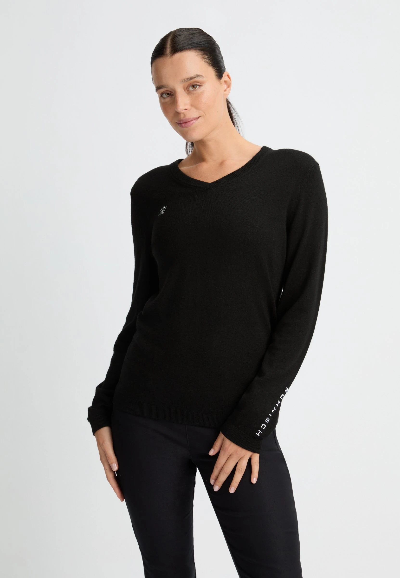 Adela Knitted Sweater Black