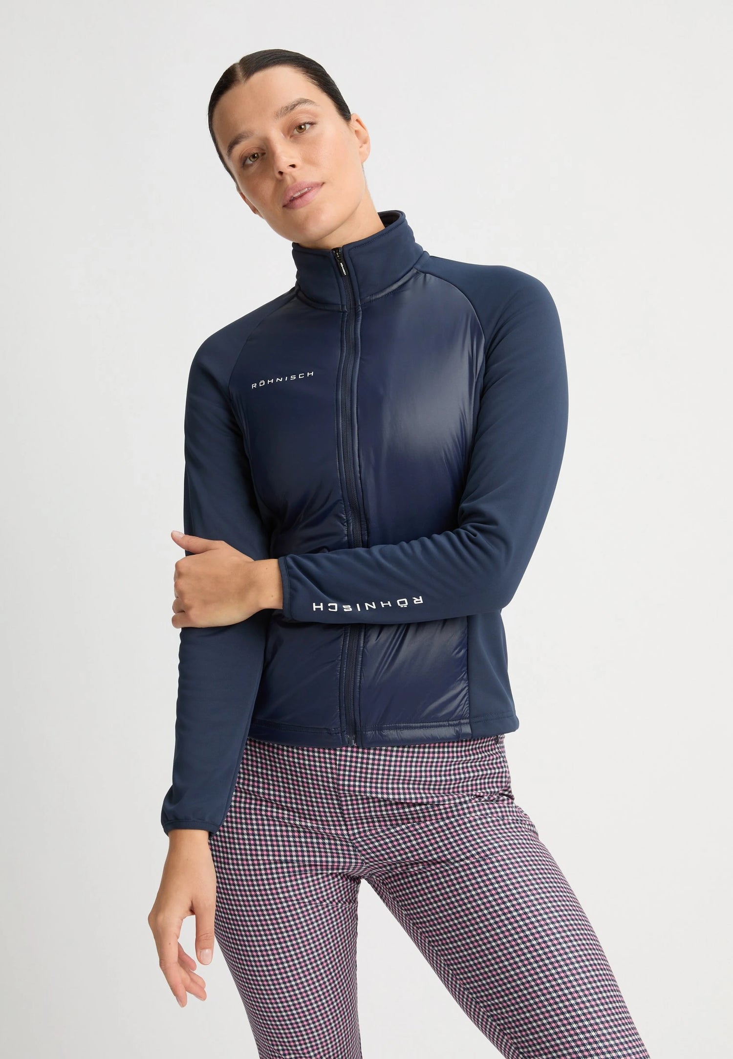 Fiona Hybrid Jacket Navy