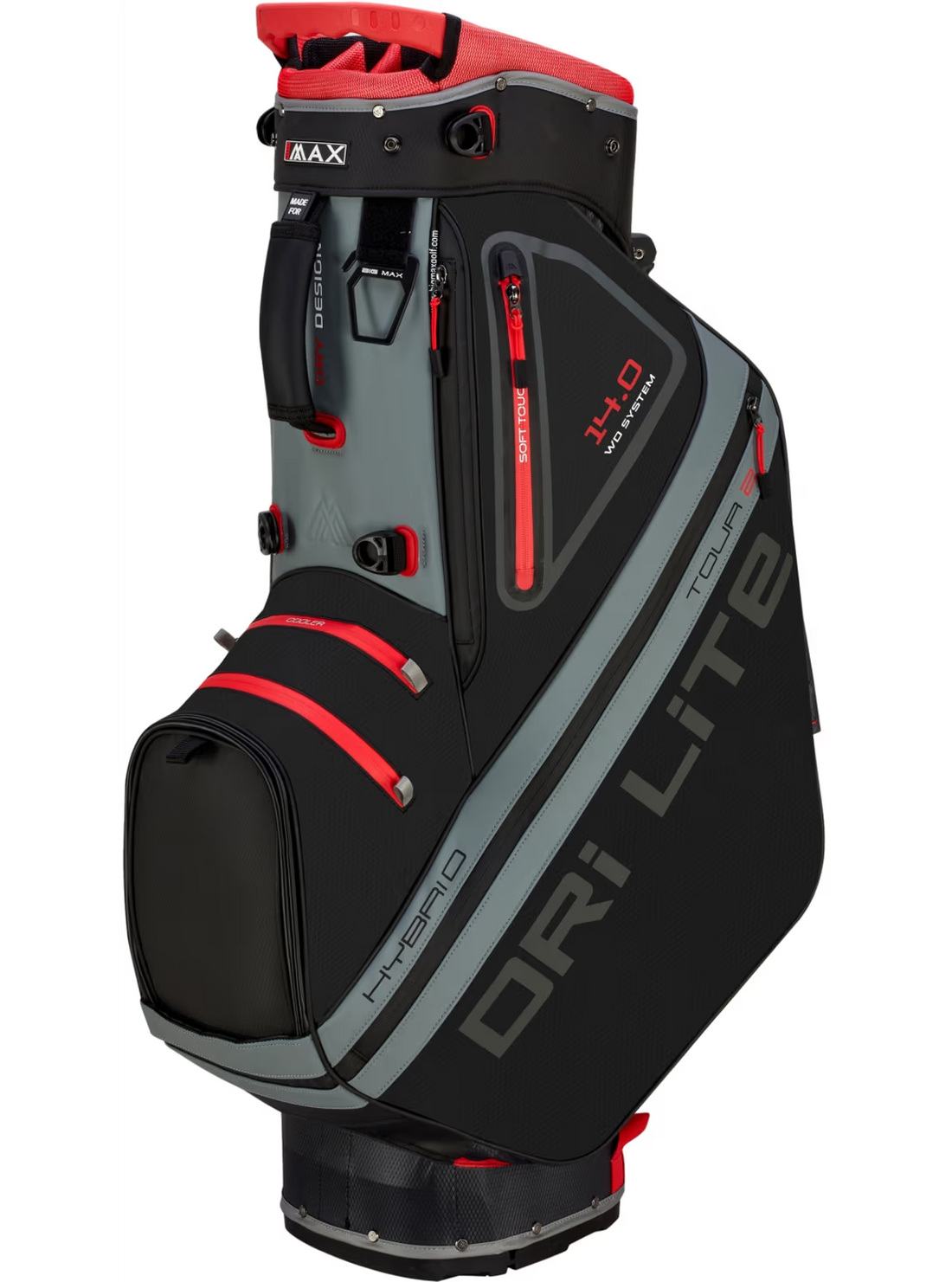 BIG MAX Dri Lite Hybrid Tour 2 (svart/grå/röd)