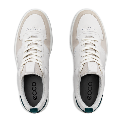 ECCO Golf Street 720 herr Gravel/White/Bay Green, ovanvy