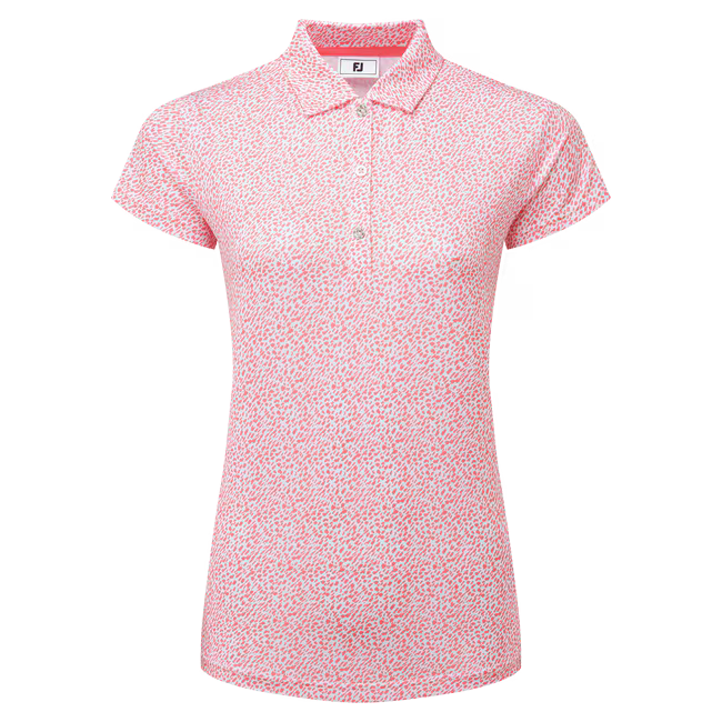 Animal Print Cap Sleeve Lisle